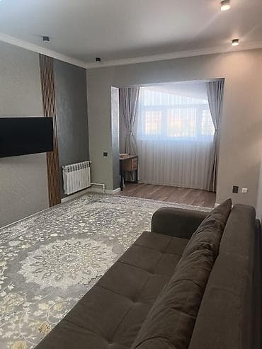 flat osh: 1 комната, 34 м², 12 мкр 106 серия, 9 этаж, Евроремонт — 4
