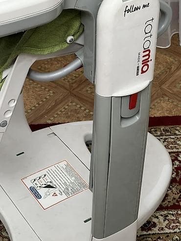 отцев мешок: Стульчик для кормления, Б/у, Peg perego, Трансформер, цвет - Зеленый, Самовывоз, Платная доставка — 3