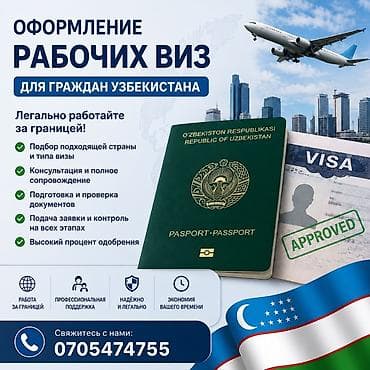 Оформление рабочих виз для граждан Узбекистана - Подбор подходящей