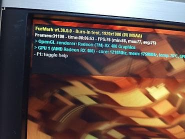 Комплектующие для ПК и ноутбуков: Видеокарта, Б/у, MSI, Radeon RX, 4 ГБ, Для ПК — 10