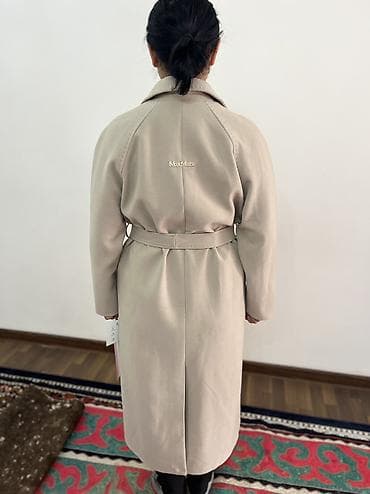 шуба италия: Пальто, Классика, Осень-весна, Ангора, Длинная модель, Двубортная модель, 2XL — 5