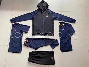 фудболка шорта: Компрессионная форма Reebok 5 в 1 •Ветровка •Ражгард •Футболка — 1