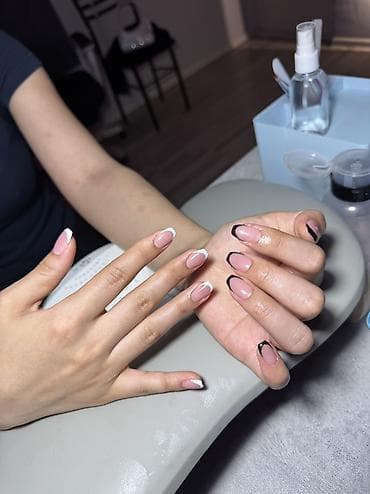 архитектур: 💅 Маникюр с покрытием — 700сом ✨ Наращивание ногтей — 1000 сом — 3