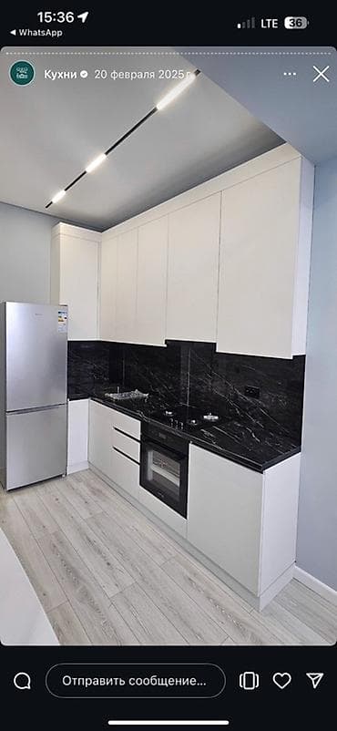 led экран для рекламы: Кухонные гарнитуры под заказ - Планировки: линейные и угловые — 1