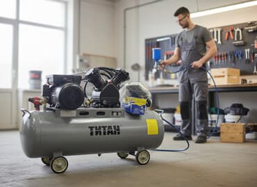 пневматический пистолет пм: Компрессор поршневой ТИТАН, модель MB2065 - Тип: воздушный — 1