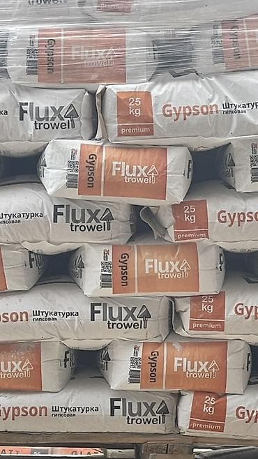 Штукатурка Flux trowel, Гипсовая, Ручного нанесения, Для стены