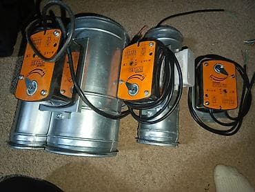 сервоприводы: Электроприводы заслонок с круглыми воздуховодами (комплект) - Приводы — 3