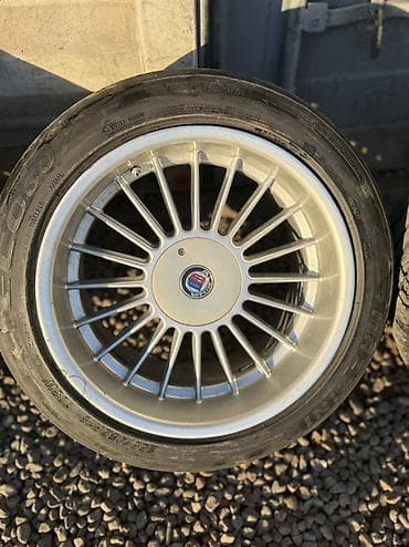 Комплект из 4 легкосплавных дисков Alpina с шинами.Разболтовка 5 112 5 — 4