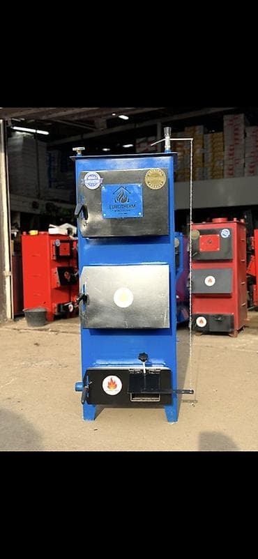 Твердотопливный котёл Для дома, Тип управления: Механический