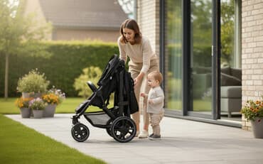 детская коляска для кукол: Коляска, Б/у — 1