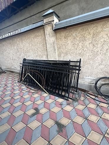 Металлический забор, Без отделки, Б/у