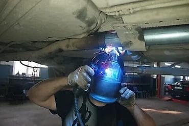 Auto electrician services: Сто выхлопных систем ремонт глушителей сварка установка резонатора — 4