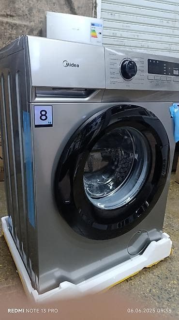 Стиральная машина автомат, Новый, Midea, До 8 кг, Фронтальная, Оптом — 8