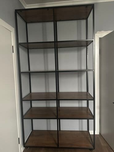 Дивандар: Лофт стеллаж 
Высота 230 см
Ширина 123 см
Глубина 50 см — 3