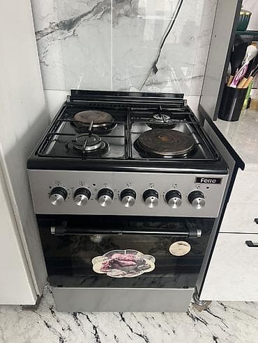 пластик апарат: Плита Ferre комбинированная (газ/электро) - Варочная поверхность: 4 — 1