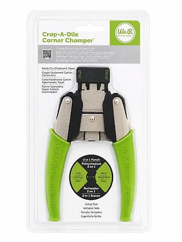 чоп чакыч: Уголок- дырокол We R Memory Keepers Crop-A-Dile Corner Chomper (2-в-1) — 1