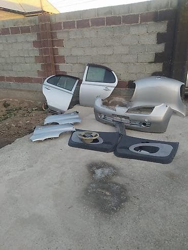 Автохимия: Кузовные запчасти на Nissan Tiida (седан/хэтч), серебристый цвет (код — 4