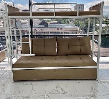 Двухъярусная кровать-диван трансформер. - Нижний ярус — полноценный