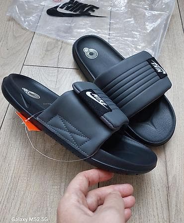 Мужские сандалии, 44, Nike, Новый, цвет - Серый, Самовывоз
