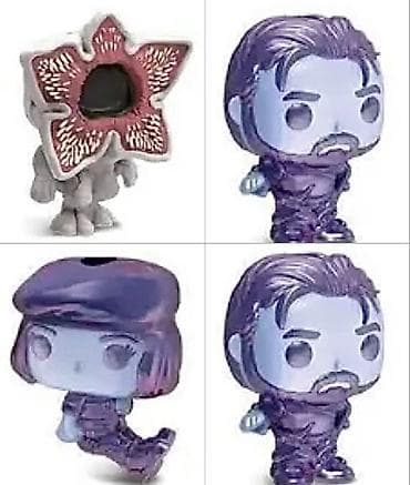 азбука цена: Набор коллекционных фигурок kinder “STRANGER THINGS” в стиле Funko — 1