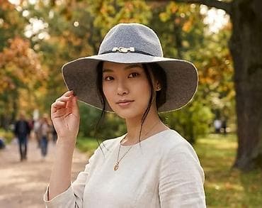 жен шапка: Шляпа женская фетровая, широкие ПОЛЯ. Район Политеха — 2