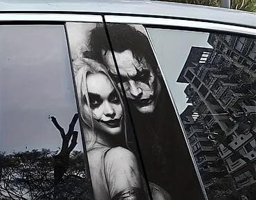 виниловые наклейки на капот: Наклейки на стойку двери автомобиля (B‑pillar) — декоративные — 10