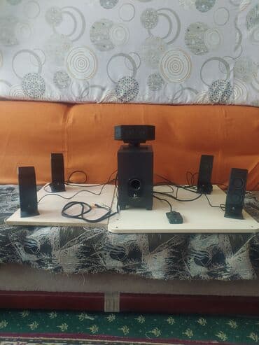 акустические системы 3.1 с сабвуфером: Буфер 5 колонки в идеальном состоянии — 2