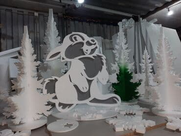 Размещение рекламы: Фигурная резка пенопласта любого размера и сложности . Обемные — 12