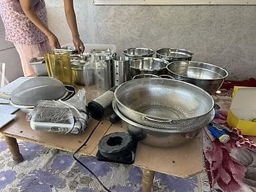 Кафелер, ресторандар үчүн: Набор профессиональной кухонной утвари и барного инвентарябабл ти — 6