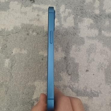 apple iphone a: IPhone 13, Б/у, 128 ГБ, Синий, Защитное стекло, Чехол, 86 % — 2