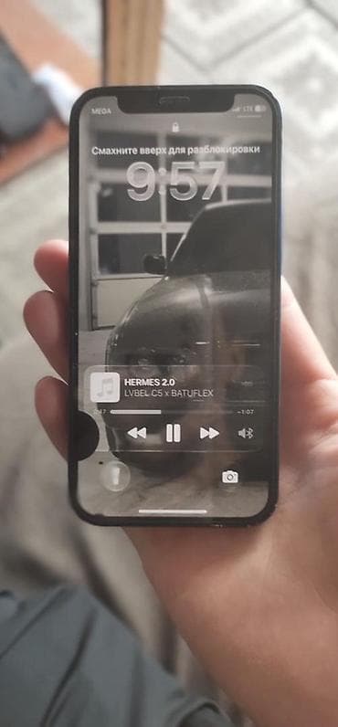 Техника и электроника: IPhone 12 mini, Б/у, 64 ГБ, Синий, Чехол, 71 % — 2