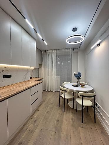 2 бөлмө, 42 м², Элитка, 9 кабат, Дизайнердик ремонт