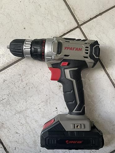 Аккумуляторные шуруповёрты/дрели 1) УРАГАН (модель YP21024, указано