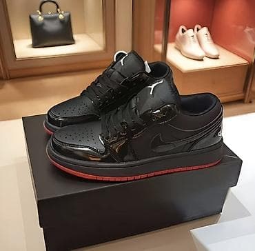джордан 1: Кроссовки Nike Air Jordan 1 Low - Низкий силуэт на шнуровке — 9