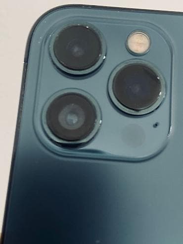 studio display: IPhone 12 Pro Max, Б/у, 128 ГБ, Blue Titanium, 100 % — 4