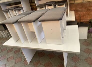 стол табурет: Табуретка, Новый, ЛДСП, Не раскладной — 16