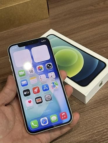 3 7v: IPhone 12, Новый, 256 ГБ, Зеленый, Коробка, 78 % — 3