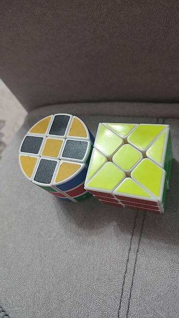 solutions elementary: Головоломки: набор из 2 нестандартных кубов. каждый по 250с - — 1