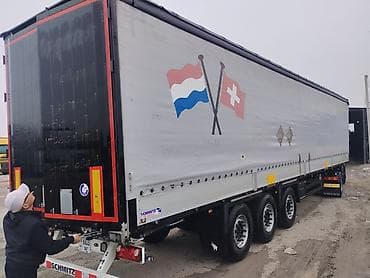 шторки на двери: Прицеп, Schmitz Cargobull, Шторный — 2