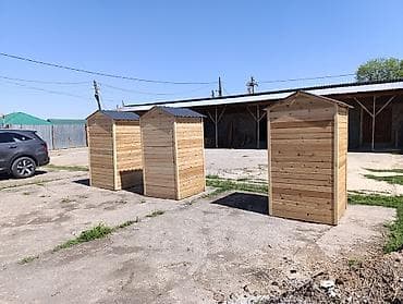 цистерны бочка: Туалетная кабинка, будка, Материал: Дерево — 9