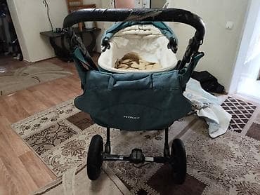 матрасик для коляски: Коляска, Другой бренд, цвет - Голубой, Б/у, Платная доставка, Самовывоз — 5