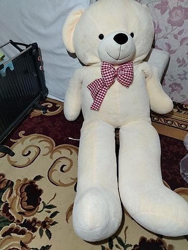 одеяло хлопковое: Огромный плюшевый медведь - Размер: гигантский, почти во весь рост — 2