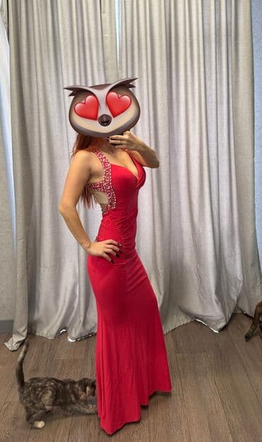 платье трикотажное с длинным рукавом: Вечернее платье, Коктейльное, Короткая модель, S — 5