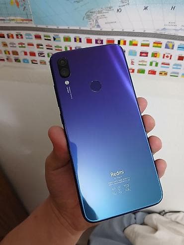 Redmi, Redmi Note 7, 64 ГБ, цвет - Синий, 2 SIM at lalafo.kg Redmi, Redmi Note 7, 64 ГБ, цвет - Синий, 2 SIM