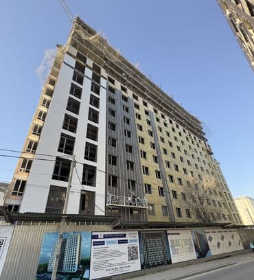 продажа квартиры бишкеке: 1 комната, 42 м², Элитка, 15 этаж, ПСО (под самоотделку) — 1