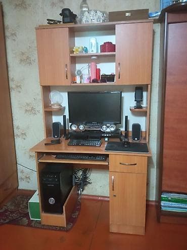 Продается коммпьютерный стол б/у
Состояние хорошее lalafo.kg да Продается коммпьютерный стол б/у
Состояние хорошее