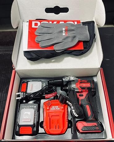 буран: Аккумуляторный ударный гайковерт DOKAQI 1000 н - Бесщеточный — 2