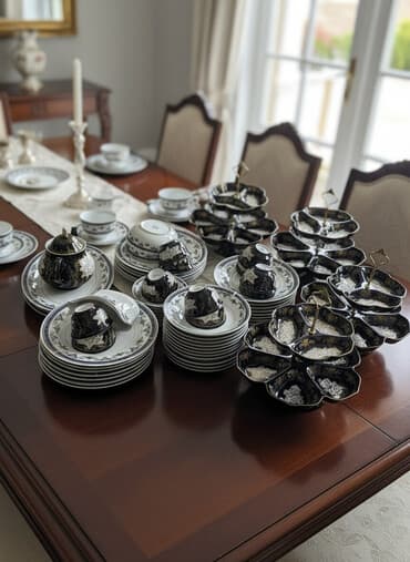 бу тарелка: Сухофрутница 4шт ✅ Большие тарелки 12шт ✅ Средние тарелки 12шт ✅ — 1