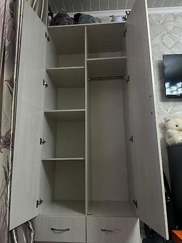 Шифоньер, шкаф для одежды, Прямой, ЛДСП