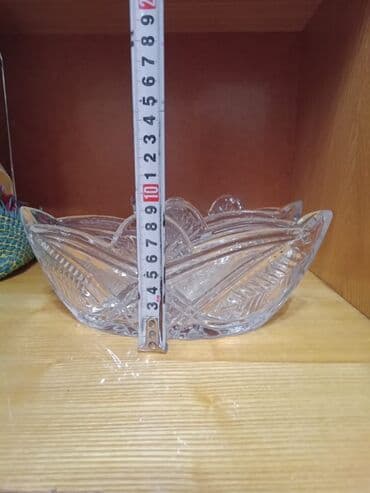 изумруд золото: Хрусталь Ваза 20 см - 1700 сом Салатники по 700 сом Пепельница - 500 — 3